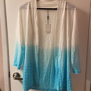 Calvin Klein striped ombré long sleeve